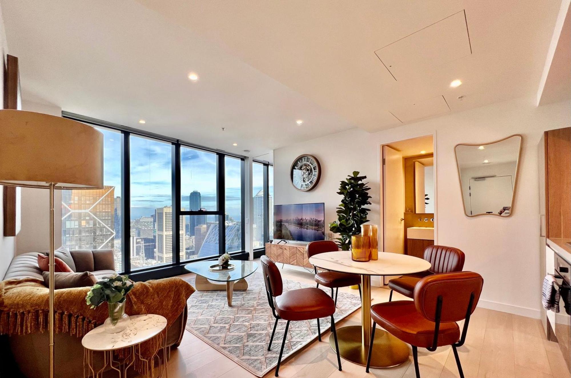 High Rise Top View 2Bed2Bath Melbourne Kültér fotó